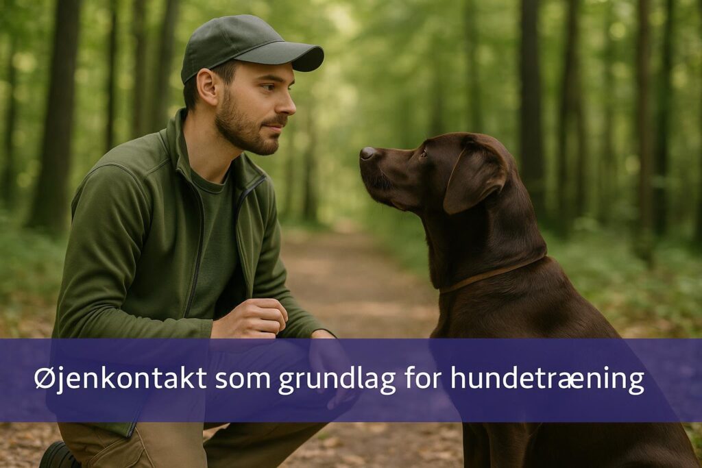 Øjenkontakt hund træning