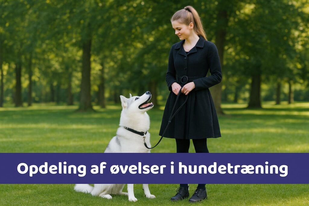 Opdeling af øvelser i hundetræning
