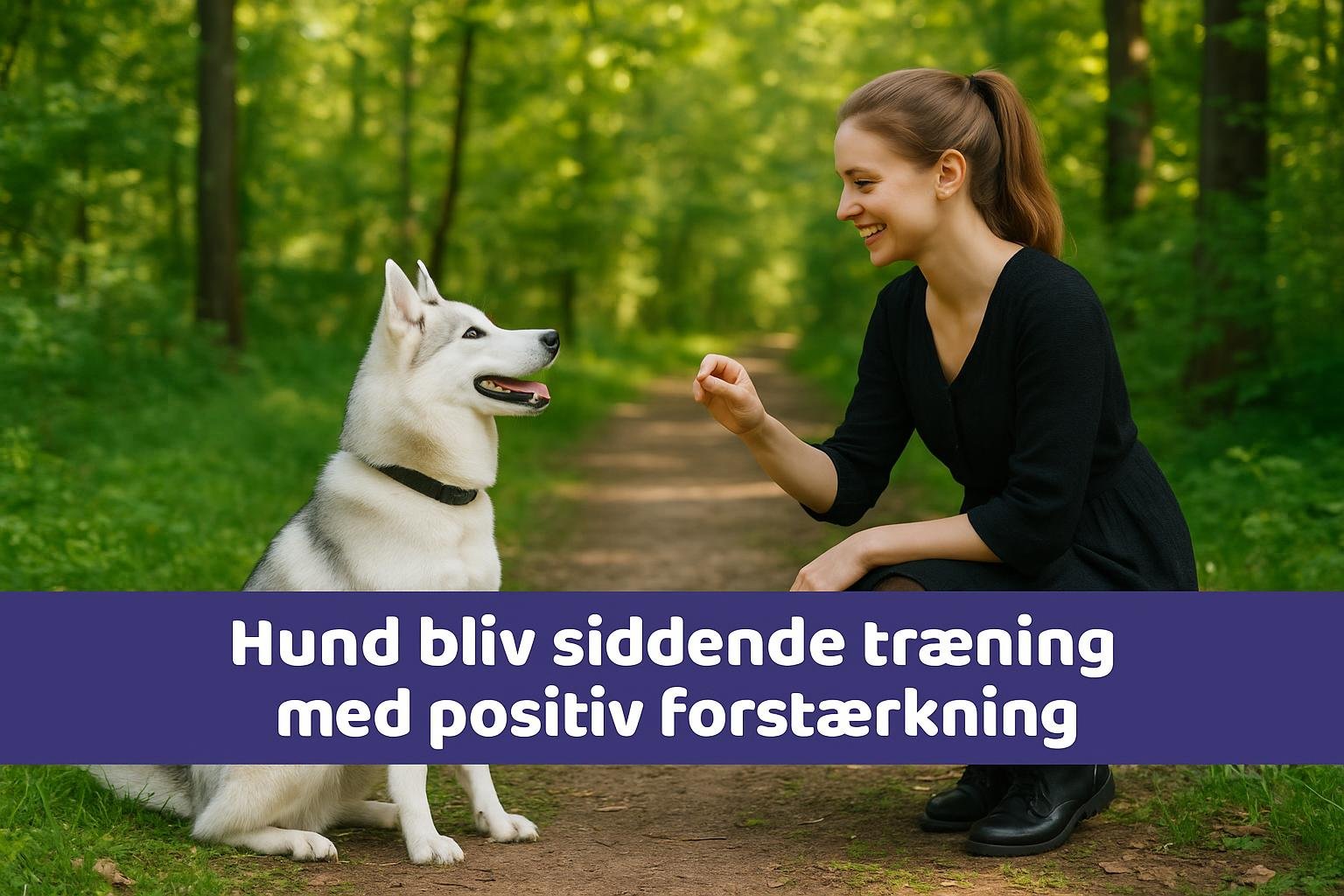 Hund bliv siddende træning med positiv forstærkning
