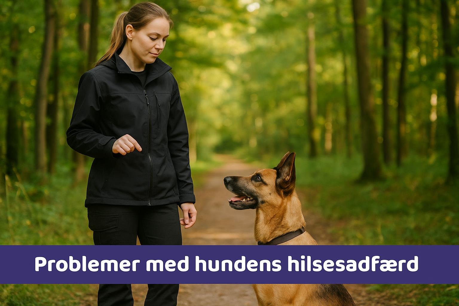 Springer din hund op på fremmede, trækker mod andre hunde, eller bliver alt for ophidset, når den møder nye mennesker?